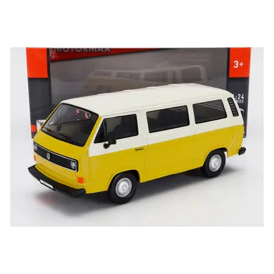 Motor-max Volkswagen T3 Minibus 1979 1:24 Žlutá Bílá