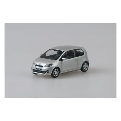 Abrex Škoda Citigo 3dveřové (2011) 1:43 - Stříbrná Leaf Metalíza