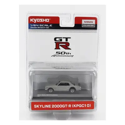 Kyosho Nissan Skyline 2000 Gt-r (kpgc10) 1969 1:64 Silver