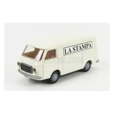 Brekina plast Fiat 238 Van La Stampa 1969 1:87 Bílá