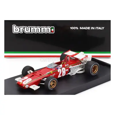 Brumm Ferrari F1 312b N 28 Belgium Gp 1970 Ignazio Giunti 1:43 Červená Bílá