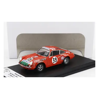 Trofeu Porsche 911s Coupe N 39 11th 24h Le Mans 1971 Guy Verrier - Gerard Foucault 1:43 Orange