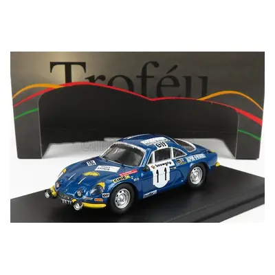 Trofeu Renault Alpine A110 N 11 3rd Rally Sweden 1973 J.l.therier - M.callewaert 1:43 Modrá Žlut