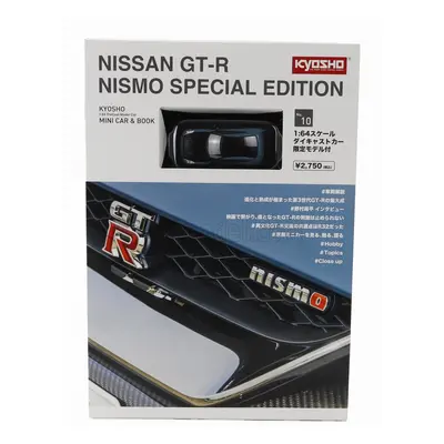 Kyosho Nissan Gt-r (r35) Nismo Coupe 2022 1:64 Modrá Černá