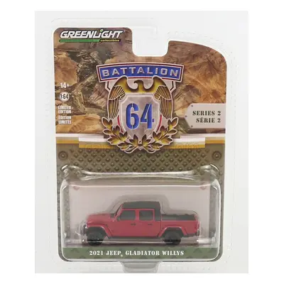 Greenlight Jeep Gladiator Willys Pick-up 2021 1:64 Red