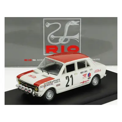 Rio-models Fiat 128 (night Version) N 21 Rally Montecarlo 1970 Alain Jallot - Gerard Marion 1:43