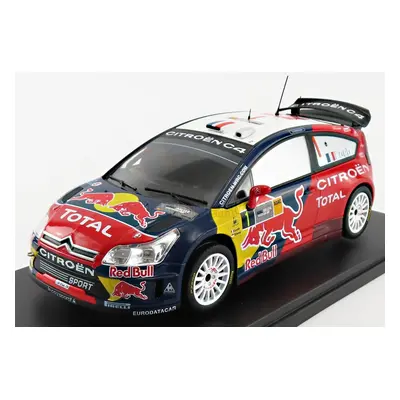 Edicola Citroen C4 Wrc Redbull Total N 1 Rally Deutschland 2008 S.loeb - D.elena 1:24 Červená Mo