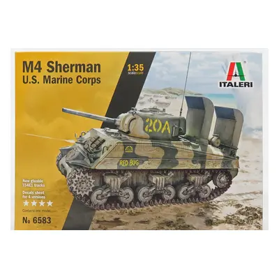 Italeri Sherman M4 Tank U.s.a. Marine Corps 1942 1:35 /