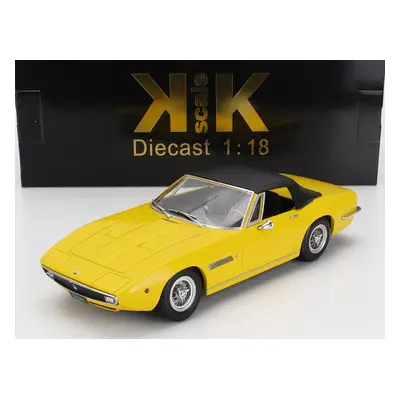 Kk-scale Maserati Ghibli Spider Cabriolet Open 1970 - Spoked Rims - Cerchio A Raggio 1:18 Žlutá