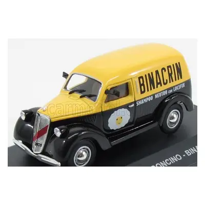 Edicola Lancia Ardea 800 Van 1949 - Binacrin Shampoo Neutro Con Lucefix 1:43 Černá Žlutá