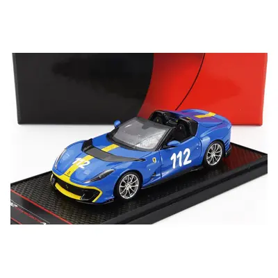 Bbr-models Ferrari 812 Competizione A Spider N 112 2022 1:43 French Racing Blu - Modrá Žlutá