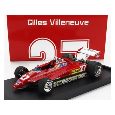 Brumm Ferrari F1 126c2 N 27 2nd San Marino Imola Gp 1982 Gilles Villeneuve 1:43 Red