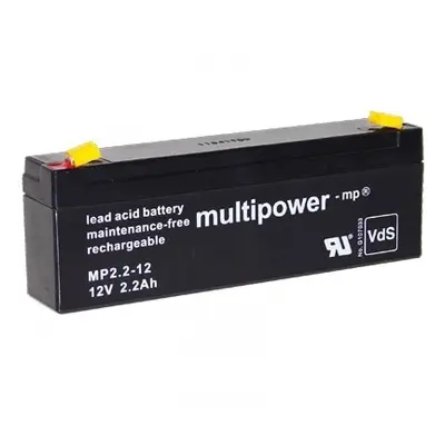 Pb akumulátor MULTIPOWER 12V/2,2Ah