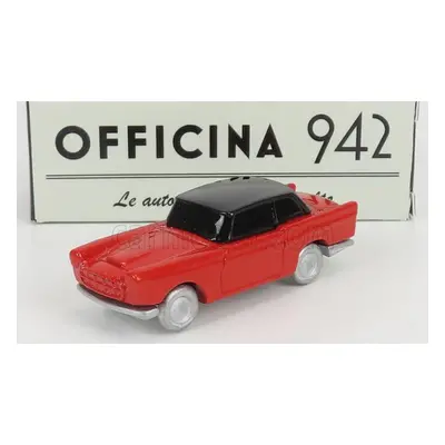 Officina-942 Fiat 1200 Coupe Carrozzeria Scionieri 1958 1:76 Červená Černá