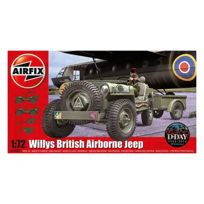 Airfix Willys Jeep, Trailer a 6PDR Gun (1:72)