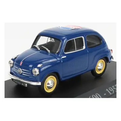 Edicola Fiat 600 Pepsi-cola 1957 - Con Vetrina - With Showcase 1:43 Blue