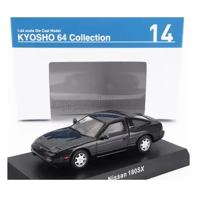 Kyosho Nissan 180sx Coupe 1990 1:64 Dark Grey Met