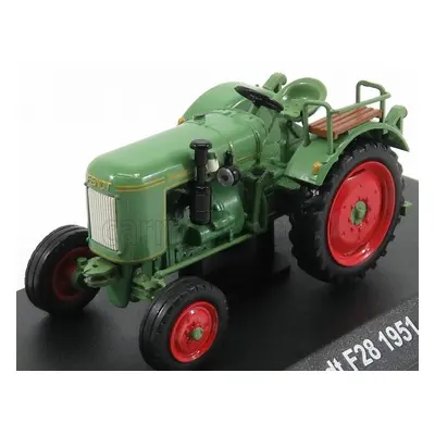 Edicola Fendt F28 Tractor Truck 1951 - Con Vetrina - With Showcase 1:43 Zelená Červená