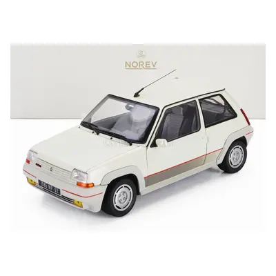 Norev Renault R5 Supercinque Gt Turbo Phase I 1985 1:18 Bílá Perla