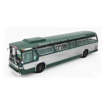 Edicola GMC Tdh-5301 New Look Fishbowl Autobus Manhattan Usa 1965 1:43 Zelené Stříbro