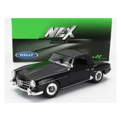 Welly Mercedes benz 190sl Cabriolet Closed 1955 1:24 Black