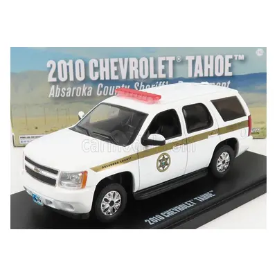 Greenlight Chevrolet Tahoe Absaroka County Sheriff Department 2010 1:43 Bílá