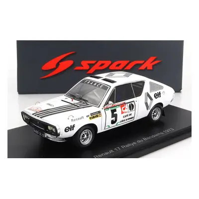 Spark-model Renault R17 N 5 Rally Bandama 1973 J.f.piot - F.jauber 1:43 Bílá Černá