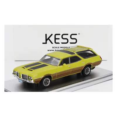 Kess-model Oldsmobile Vista Cruiser 442 Sw Station Wagon 1972 1:43 Žluté Černé Dřevo