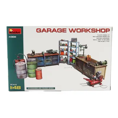 Miniart Accessories Garage Workshop 1:48 /