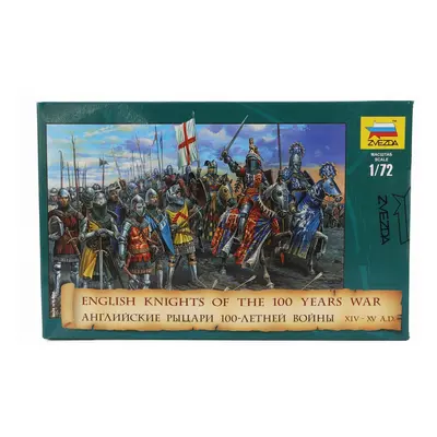 Zvezda Figures English Knights Of The 100 Year War 1:72 /