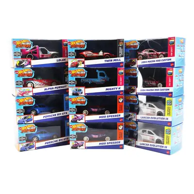 Mattel hot wheels Mitsubishi Set Assortment 12 Pieces Speeders Series 1:43 Různé