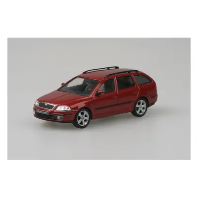 Abrex Škoda Octavia II Combi (2004) 1:43 - Červená Flamenco Metalíza