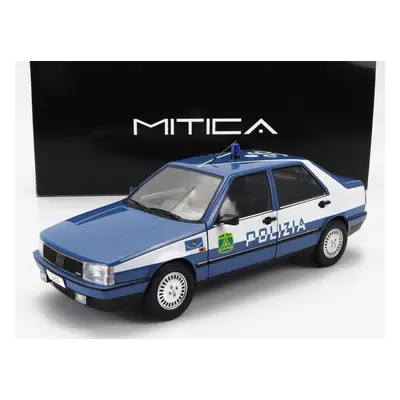 Mitica-diecast Fiat Croma Cht Polizia 1987 Police 1:18 Světle Modrá Bílá