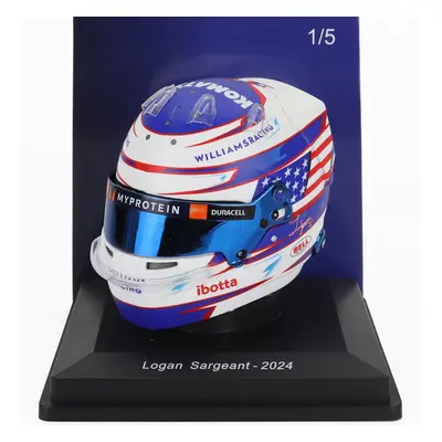 Spark-model Bell helmet Casco Helmet F1 Logan Sargeant Team Williams Racing N 2 Season 2024 1:5 