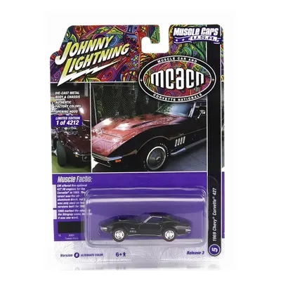 Johnny lightning Chevrolet Corvette 427 Coupe 1969 1:64 Black