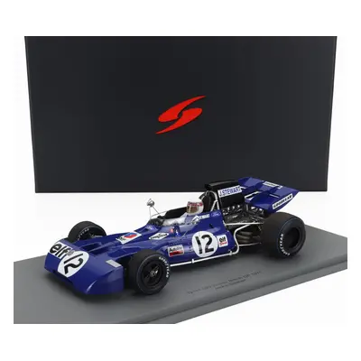 Spark-model Tyrrell F1 003 N 12 Winner Britsh Gp 1971 Jackie Stewart 1:18 Blue