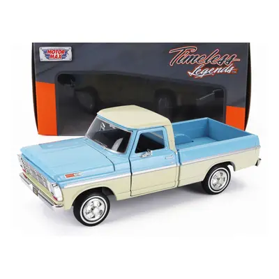 Motor-max Ford usa F-100 Pick-up 1969 1:24 Světle Modrá Krémová