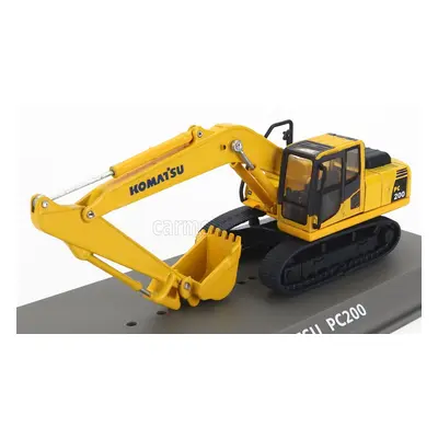 Edicola Komatsu Pc200lc Hybrid Escavatore Cingolato - Tractor Excavator 1:72 Žlutá Černá