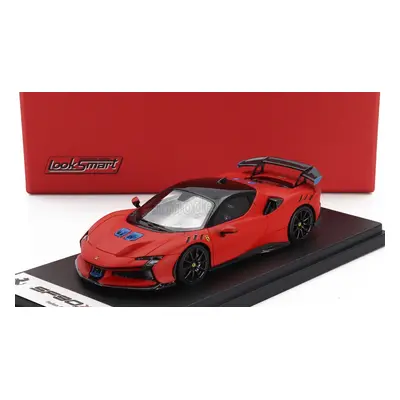 Looksmart Ferrari Sf90 Xx Stradale 2024 1:43 Rosso Le Mans - Matná Červená Modrá Černá