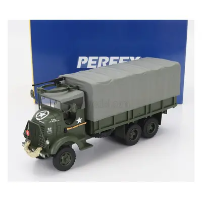 Perfex GMC 353 Afkwx Truck Bache Military Telonato 3-assi (the Red Bull) 1944 1:43 Vojenská Zele