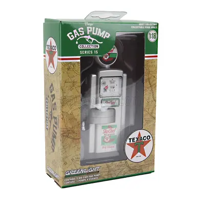 Greenlight Accessories Pompa Benzina - Wayne 100-a Gas Pump Texaco Gasoline 1948 1:18 Grey