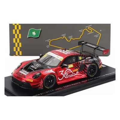 Spark-model Porsche 911 992 Gt3 R Team Toro Racing N 99 6th Fia Gt World Cup Macau 2023 Laurens 