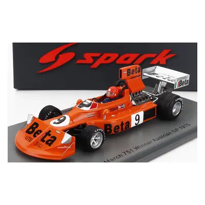 Spark-model March F1 751 Beta N 9 Winner Austrian Gp 1975 Vittorio Brambilla 1:43 Red