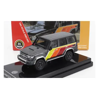 Paragon-models Toyota Land Cruiser Lc76 Trd Lhd 2014 1:64 Šedá Červená Oranžová Žlutá