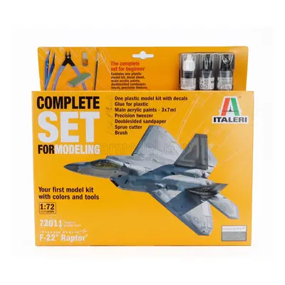 Italeri Lockheed martin F-22a Raptor Airplane Military 1990 1:72 /