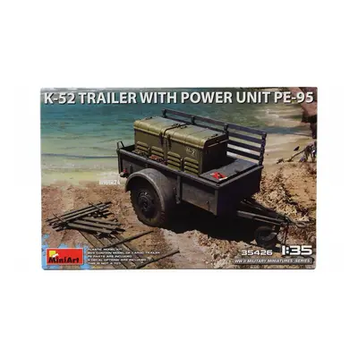 Miniart Accessories Trailer With K-52 Power Unit Pe-95 Military 1945 1:35 /