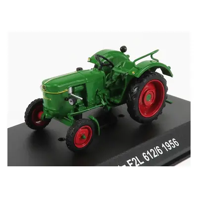 Edicola Deutz F2l 612/6 Tractor 1956 - Con Vetrina - With Showcase 1:43 Zelená