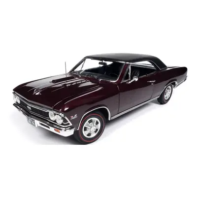 Autoworld Chevrolet Chevelle Ss 396 1966 1:18 Bordeaux Black