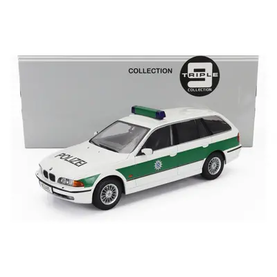 Triple9 BMW 5-series (e39) Touring Sw Station Wagon Polizei 1998 1:18 Bílá Zelená