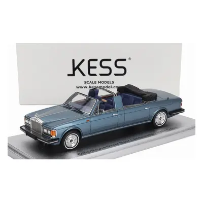 Kess-model Rolls royce Silver Spur Landaulette Semicovertible Open 1987 1:43 Modrá Met Černá